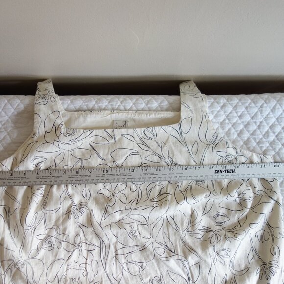 NWT A NEW DAY Off-White Black Outline Floral Print Summer Dress – XXL - Picture 10 of 10